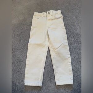 Zara Kids White Straight Jeans
